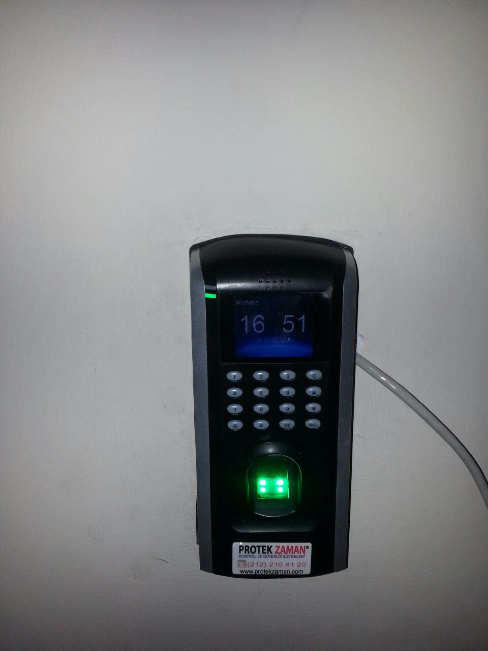 SF200-ID Parmak İzi Sistemi Montaj Görüntüleri